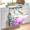 thumbnail image 4 of Coolnut Violet Christmas Snowflake Dishwasher Magnet Cover 23"Wx26"H , Farmhouse Kitchen Dishwasher Cover Magnetic Appliance Covers Door Stickers for Kitchen Home Cabinet Decals, 4 of 6