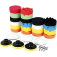thumbnail image 3 of 29Pcs Car Polishing Pad Kit 3inch Washable Buffing Polishing Pads Sponge Polishing Pads Reusable Wool Fiber Polishing Pad Car Detailing Drill Waxing Polishing Kit for Car, 3 of 10