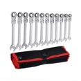 thumbnail image 3 of GOOHOCHY 12pcs Ratchet Spanner Set Vanadium Steel for Handyman with Easy Access, 3 of 7