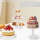 thumbnail image 4 of Juego de 8 piezas para tartas de metal, soporte de mesa de postre de 3 niveles, torre de exhibición de pasteles y bandeja para galletas para fiestas de cumpleaños, bodas, baby shower, 4 of 7