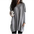 thumbnail image 3 of new-autumn-long-sleeve-casual-pocket-t-shirt-top-for-women, 3 of 10