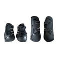 thumbnail image 1 of Botas de Tendón de Caballo Juego de 4 Protectores de Entrenamiento Negro L Sunnimix Botas de tendón de caballo, 1 of 8