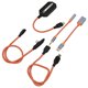 thumbnail image 3 of Dongle convertidor de auriculares, adaptador de auriculares Adaptador de auriculares de 3 pulgadas Dongle Adaptador de cargador de auriculares Diseñado con precisión, 3 of 9