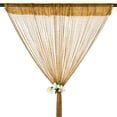 thumbnail image 1 of Yipa Sheer String Curtains Beads Thread Curtains Panels Glitter Tassel Window Drape Room Divider Fringe String Door Curtain, 1 of 6