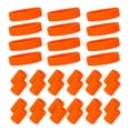 thumbnail image 1 of TOPTIE 12 Sets Neon Sweatband Set, Terry Cloth Headbands and Wristbands for Running Basketball Workout - Neon Orange, 1 of 7