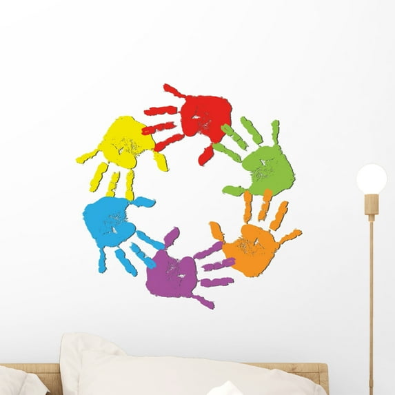 Conceptual Spiral Made Painted Wall Mural by Wallmonkeys Peel and Stick Graphic (18 in H x 18 in W) WM271806
