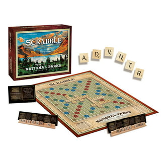 DSYJ Domino & Tile Games, Wood Letter Tiles, Scrabble Letters for Crafts -  DIY Wood Gift Decoration - Scrabble Crossword Game Wood Color 400 Pcs