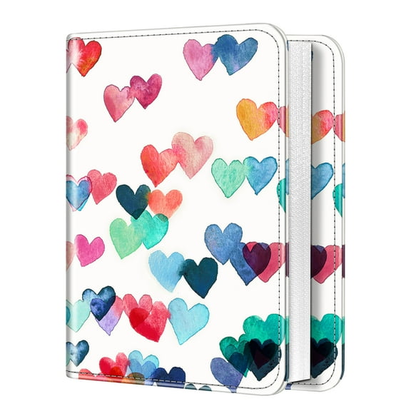 Fintie Mini Photo Album for 3-Inch Film, 104 Pockets Album for Fujifilm Instax Mini 11/40/EVO/LiPlay/Mini Link 2 Printer, Canon Ivy CLIQ, Polaroid, Kodak Instant Print Camera,Raining Hearts