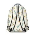 thumbnail image 3 of Pioneer Flower Floral Print Pattern Backpack for School, Cute School Bag with Adjustable Shoulder Straps and Padded Back, 15.3"x11"x7.1", 3 of 5