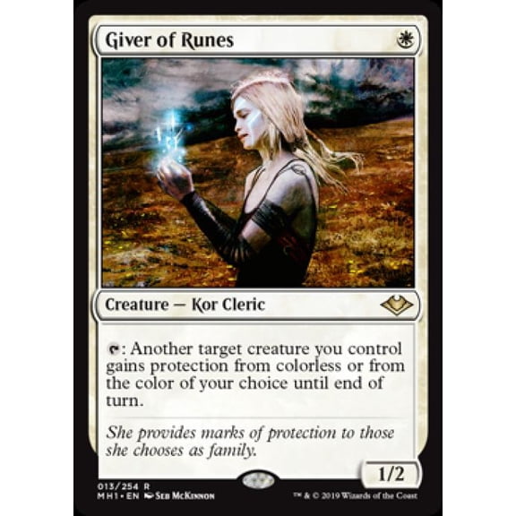 Magic the Gathering - Modern Horizons - Giver of Runes Near Mint