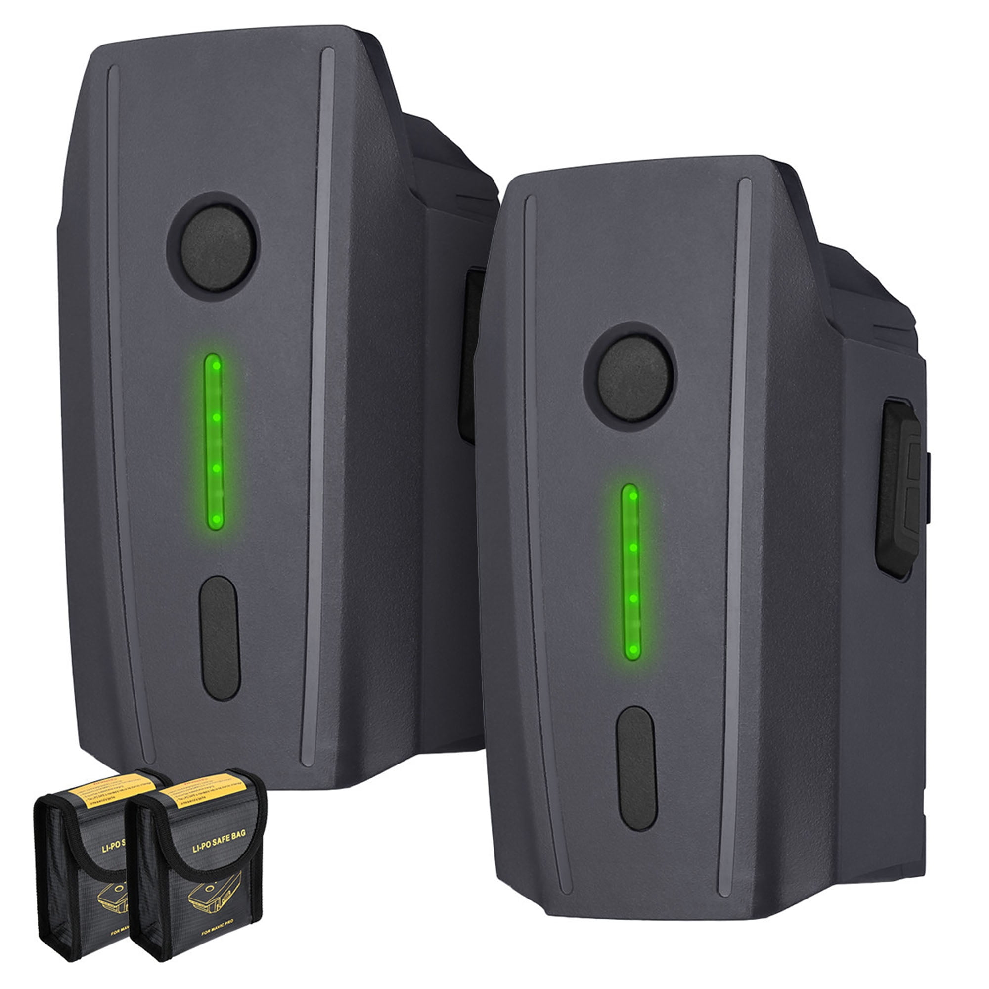 Powerextra 11.4V 3830mAh Lipo Battery for DJI Pro & & Alpine White, 2-Pack Walmart.com