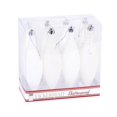 thumbnail image 1 of Vickerman N500101 White 4 Finish Assorted Drop Ornament - 5.5 in. - 8 Per Box, 1 of 1