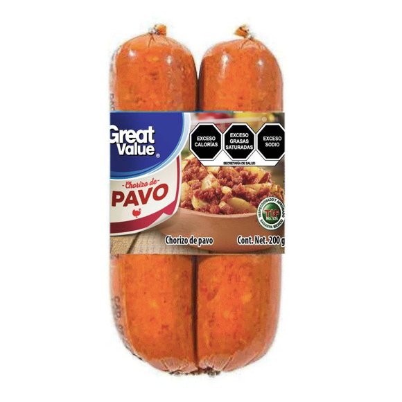 Chorizo Great Value de pavo 200 g