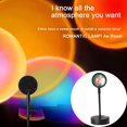 thumbnail image 1 of DPTALR Rainbow Light Sunset Projection Lamp Background Wall Decoration Colorful Lights, 1 of 2