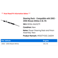thumbnail image 2 of Steering Rack - Compatible with 2002 - 2006 Nissan Altima 3.5L V6 2003 2004 2005, 2 of 4