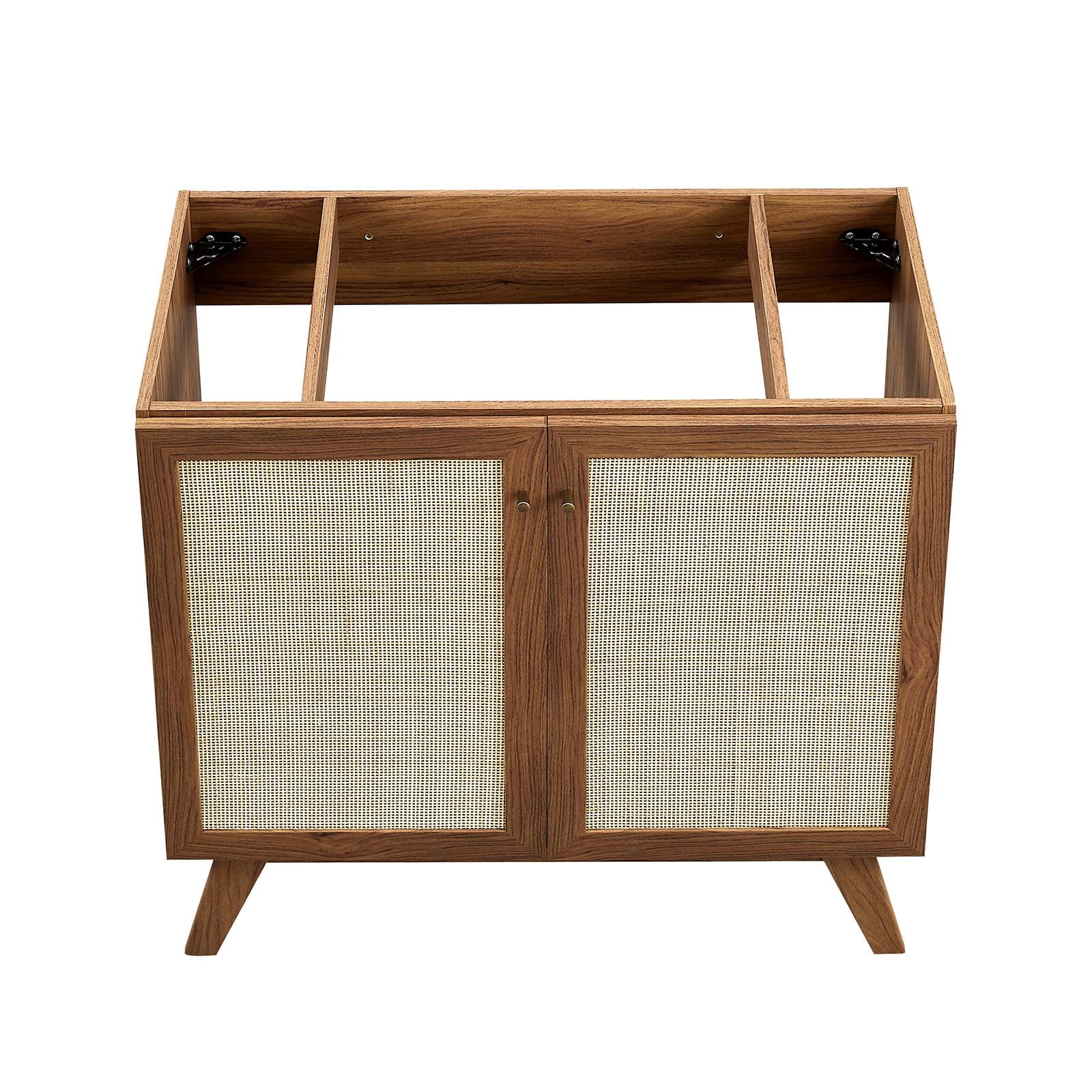 Modway Soma 36” Bathroom Vanity in Walnut White