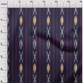 thumbnail image 2 of oneOone Cotton Silk Fabric Stripe Ikat Print Fabric BTY 42 Inch Wide, 2 of 4
