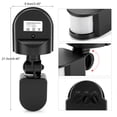 thumbnail image 4 of Rdeghly  110V-240V Adjustable PIR Body Motion Infrared Sensor Detector Light Bulb Switch, Infrared Detector, Infrared Sensor, 4 of 8