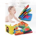 thumbnail image 1 of RKSTN Toddler Toys Enlightenment Early Education Cloth Book Washed Without Fading, Cloth Book, Puzzle Book, With Ringing Paper Baby Toys, 1 of 5
