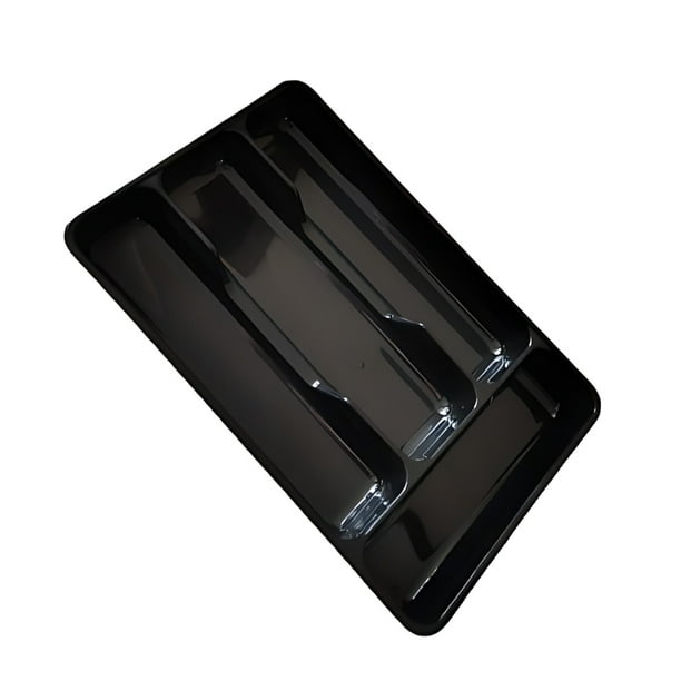 Moyic Organizador de cajones de cocina separe y almacene de manera eficiente con caja de almacenamiento de acabado de separación de estilo Mostrada Negro