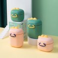 thumbnail image 2 of Dispensador de leche en polvo para bebés con cuchara y nivelador, contenedores de fórmula de almacenamiento portátiles para viajes, dispensador inteligente de leche en polvo para bebés sin derrames para frutas, bocadillos y nueces (verde) Sincero Electrónica, 2 of 5