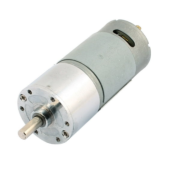 5mm Dia Shaft High Torque Solder Cylindrical Gear Box DC Motor DC 12V 200RPM