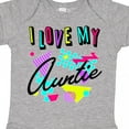 thumbnail image 4 of Inktastic I Love My Auntie- 80s Retro Style Boys or Girls Baby Bodysuit, 4 of 5