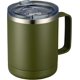 thumbnail image 1 of Taza de café de 12 oz con asa y tapa deslizante, vaso de viaje de acero inoxidable con asa, taza de camping con aislamiento al vacío de doble pared para secado frío y caliente, 1 of 5
