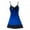 Blue, variant on Women Sexy Lace Lingerie Nightwear Underwear Robe Babydoll Sleepwear Dress