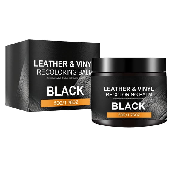 Black Leather Repair Paste, Leather Scratch and Crack Restorer for Sofas and Bags, and Leather Color Repair Kit