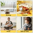 thumbnail image 7 of 2Pcs Stainless Steel Cup, 15Oz Metal Double Walled Travel Tea Coffee Mug for Milk, Juice, Cold or Hot Drinks (Gold), 7 of 7