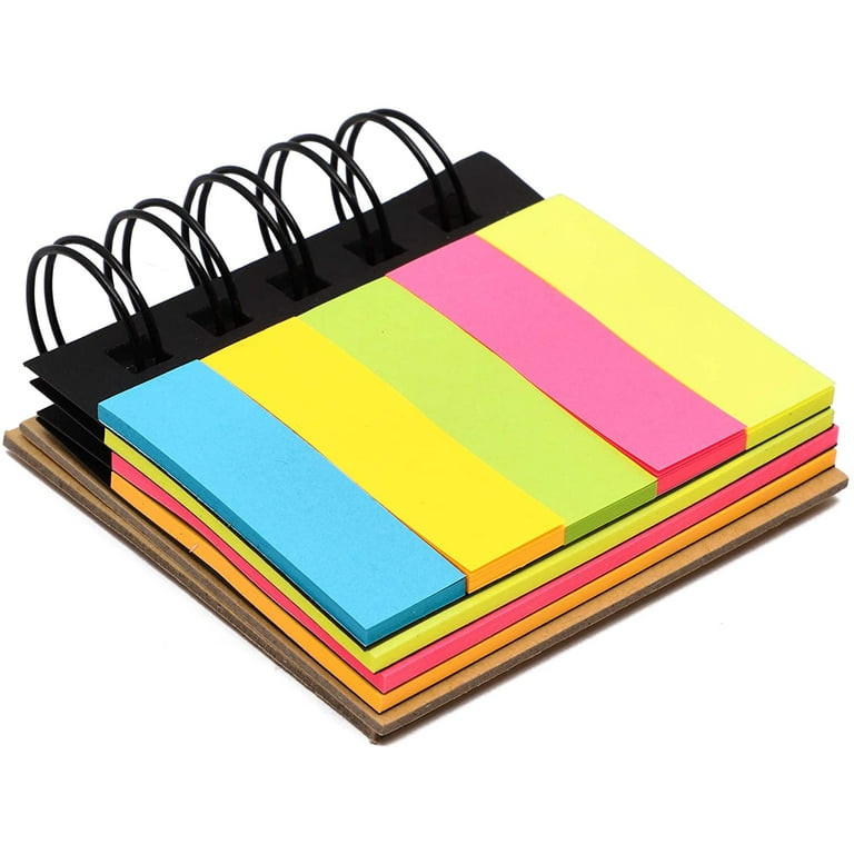 Sticky Note Set with Spiral Binding (Die-Cut, 200 Sheets, 3 Pack)
