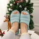 thumbnail image 5 of Pantuflas de algodón con espuma viscoelástica Pallene para mujer, pantuflas de suela suave para el hogar, ligeras, informales, para el dormitorio, con punta abierta, 5 of 5