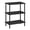 Black, variant on HOOBRO End Table 3-Layer Open Shelves Nightstand Bedroom Living Room Brown BF48BZ01US