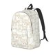 thumbnail image 1 of Balery White Rabbit Mochila Clásica Impresa Básica para Viaje, Mochila Escolar Resistente al Agua, Mochila de Lona con Correas Ajustables-Small, 1 of 5