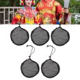 thumbnail image 3 of 5Pcs Wig Caps for Making Wigs Elastic with Drawstring Buckle Nylon Breathable for Latin Dance, 3 of 5
