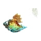 thumbnail image 1 of figura de caracola,Figura de caracola de vidrio soplado a mano,adorno marino,Escultura animal,estatua,estatuilla artesanal moderna,Adhesivo de pared,Pegatinas de pared de vides colgantes para, 1 of 8