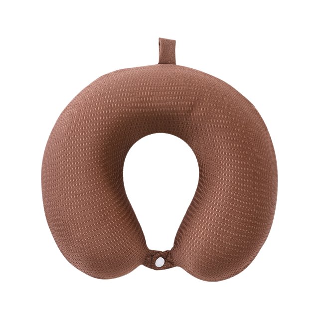 Meitianfacai Travel Essentials, Soft Breathable Comfortable Memory Neck Pillow, Detachable Easy to Clean with Button, Lightwight and Easy To Carry