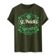thumbnail image 4 of El Día de San Patricio de los Hombres de Manga Corta Casual Cuello Tripulación Impreso Top, Camiseta de Moda para la Fiesta Y Diario, 4 of 8