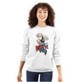 thumbnail image 3 of Popeye the Sailor Retro Cartoon Comic Unisex Plus Size Sweatshirt Brisco Brands 3X, 3 of 5