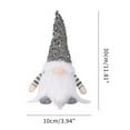 thumbnail image 7 of 1/3Pcs Christmas LED Plush Gnomes Light Up Santa Claus Doll Table Decorations Xmas Gifts, 7 of 7