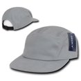 thumbnail image 2 of Decky 985 5 Panel Racer Caps-Grey, 2 of 4