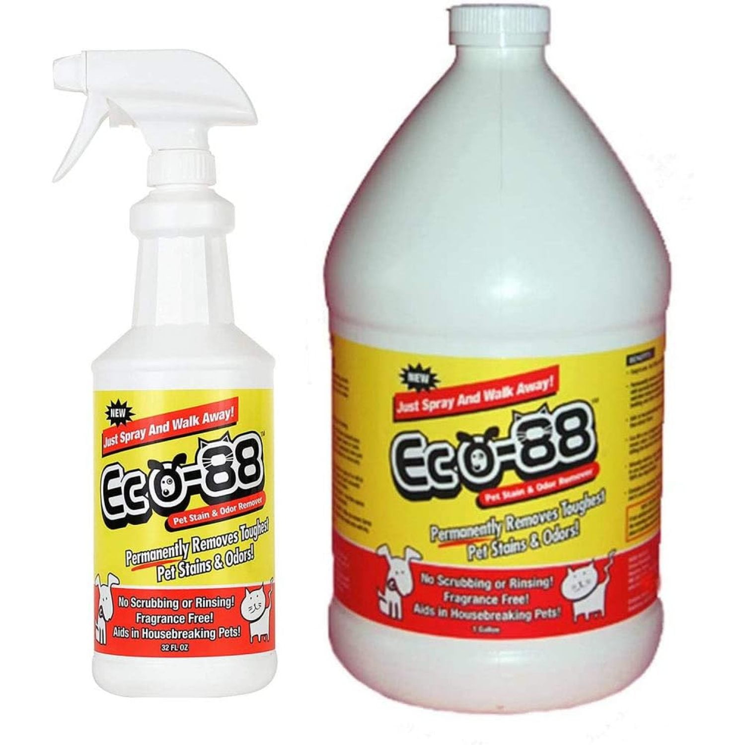 Ecos stain on sale & odor remover