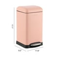 thumbnail image 4 of happimess Betty Retro Mini 3.2-Gallon Step-Open Trash Can, Flamingo Pink, HPM1012G, 4 of 7