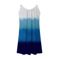 thumbnail image 5 of SMihono Robe Maxi Bohème d'Été pour Femmes Grande Taille Décontractée Imprimée Col Rond Manches Courtes Ample Longueur Genou Robe de Plage, 5 of 5