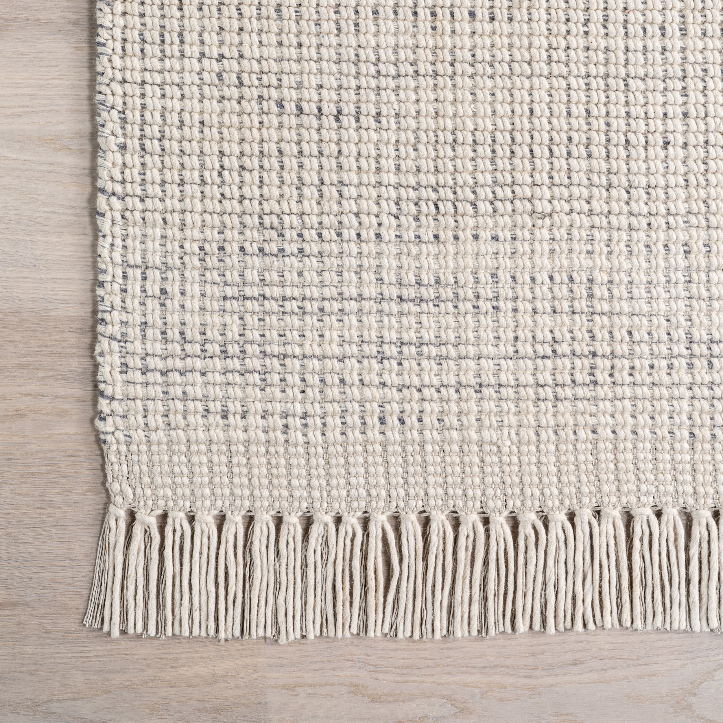 nuLOOM Orli Classic Wool Fringe Area Rug, 8' x 10', Ivory