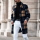 thumbnail image 1 of Chaqueta Hombre,Abrigo Hombre Solapa Abrigo Largo Hombre Abrigo Solapa Mejores Materiales, 1 of 5
