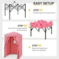 thumbnail image 6 of Flex Ultra Compact 4 Ft. W x 4 Ft. Metal Pop-Up Vented Top Changing Room Canopy Tent, 6 of 10
