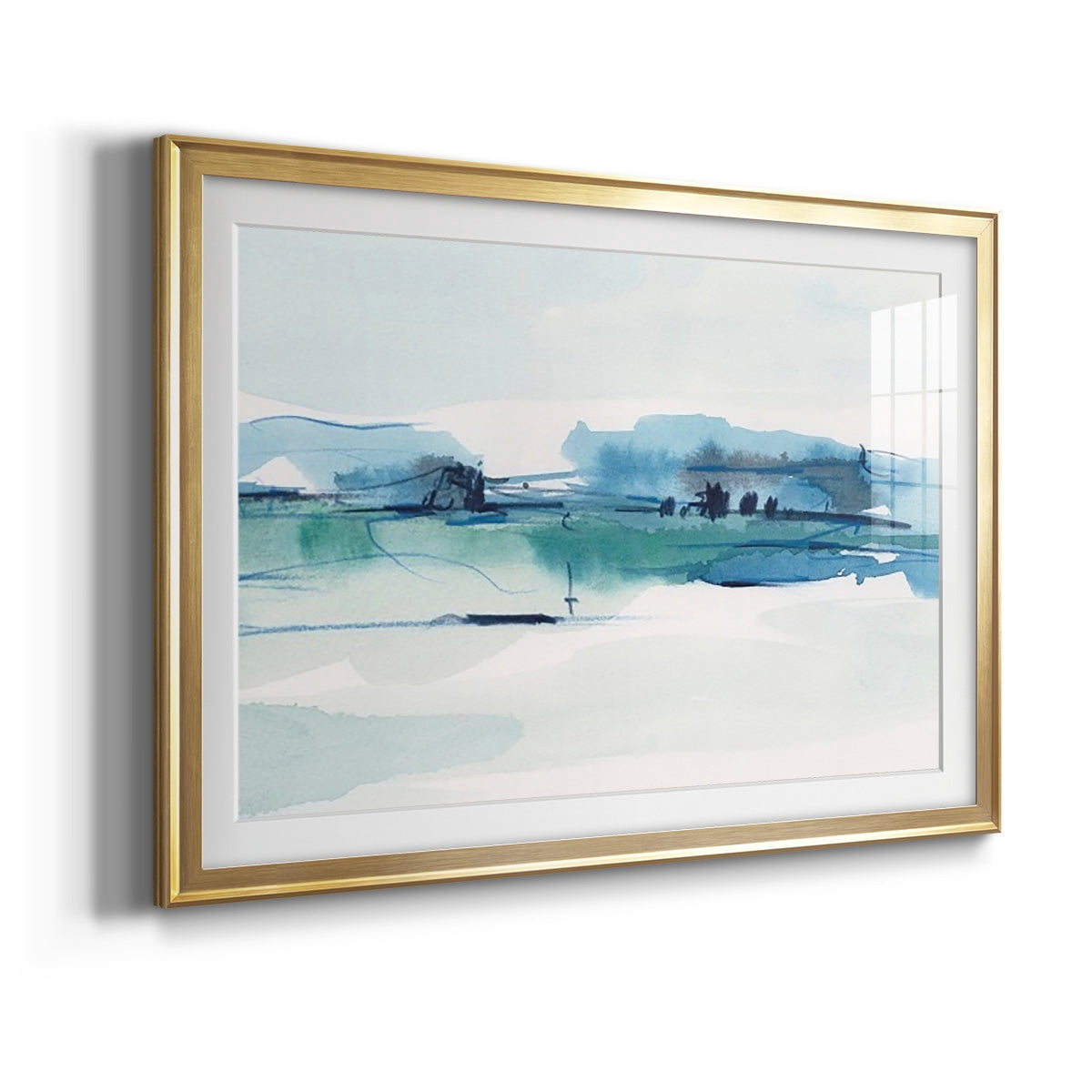 Ultramarine Vista II Premium Framed Print - Ready to Hang