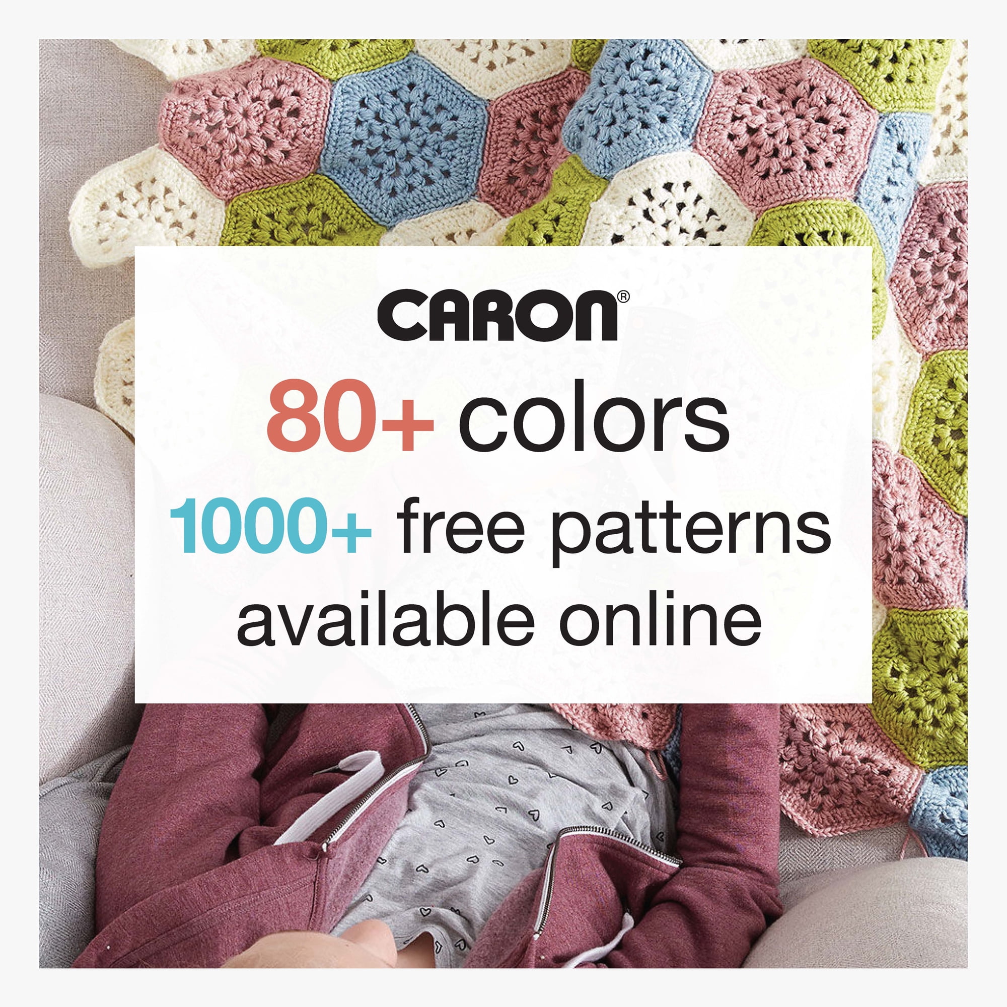 Caron® Simply Soft® Brites #4 Medium Acrylic Yarn, Grape 6oz/170g, 315 Yards (12 Pack)